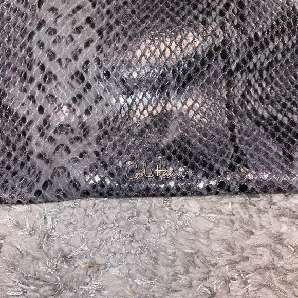 Cole Haan snake print clutch - Picture 4 of 5